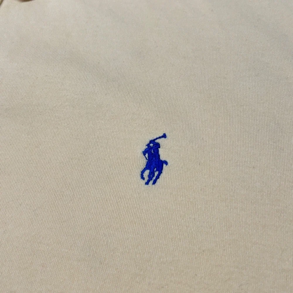 Polo Ralph‎ Lauren Polo Shirt Mens Large Yellow Short Sleeve Embroidered Pony